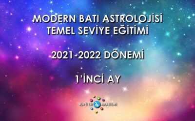 Online Astroloji Eğitimi 2021-2022 – Temel Seviye – 1’inci Ay