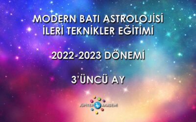 Online Astroloji Eğitimi 2022-2023 – İleri Teknikler – 3’üncü Ay