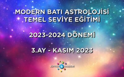 Online Astroloji Eğitimi 2023-2024 – Temel Seviye – 3.Ay